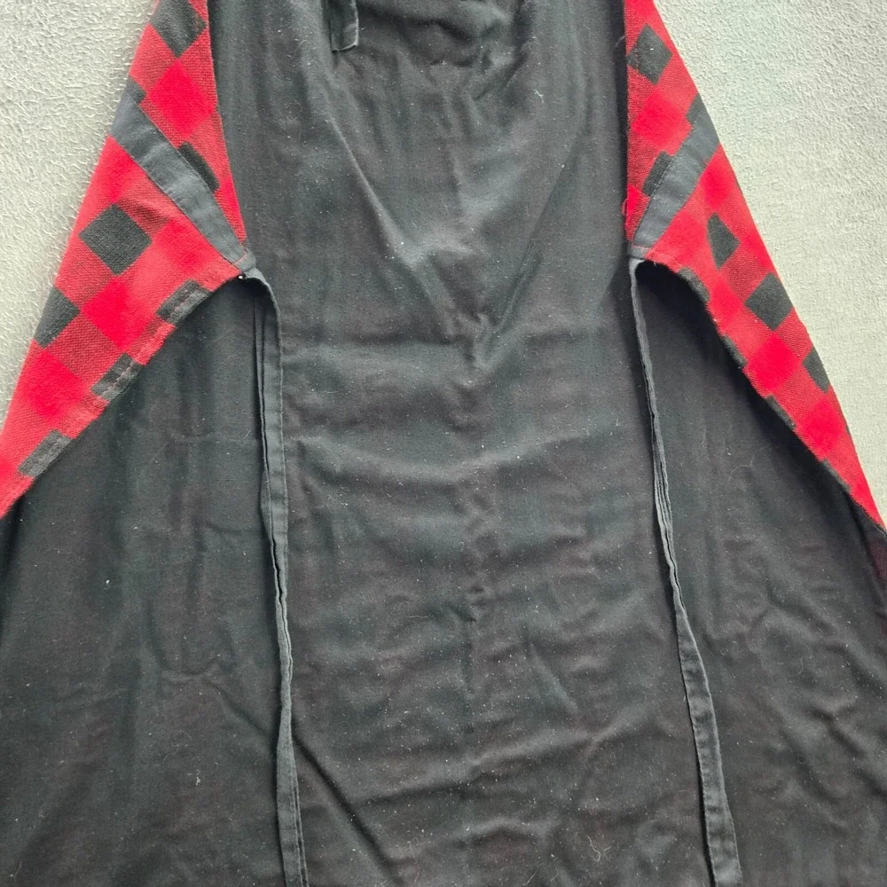 Disney Parks Apron One Size Red Check Mickey Minnie Mouse Tree Farm READ